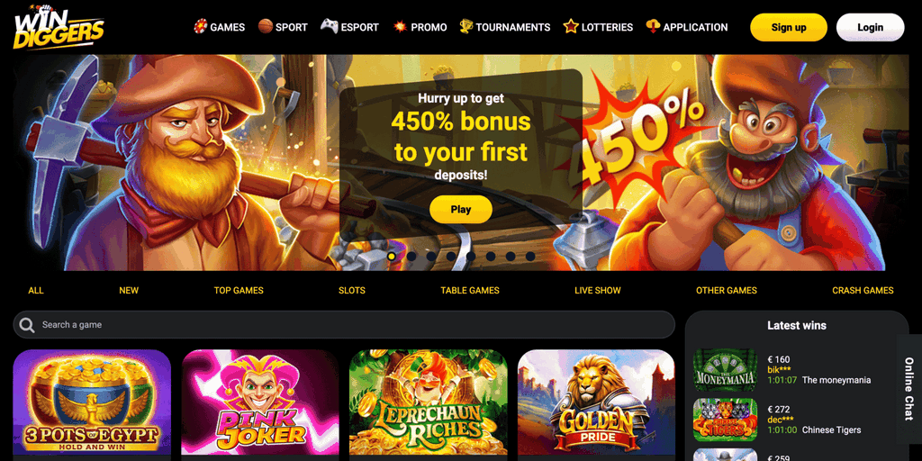 Win Diggers Casino Sis Sites|No Down payment Bonus offer|Login